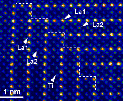 固体電解質LLTO中90°ドメインのLi伝導への影響